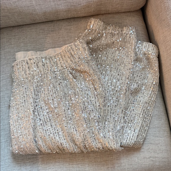 NWT Sequin loft joggers - size medium - Picture 3 of 4